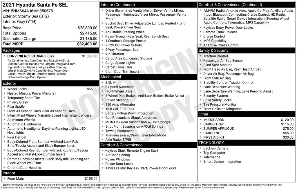 Used 2021 Blue Hyundai SEL image 4