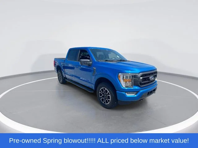 Used 2021 Blue Ford XLT image 2