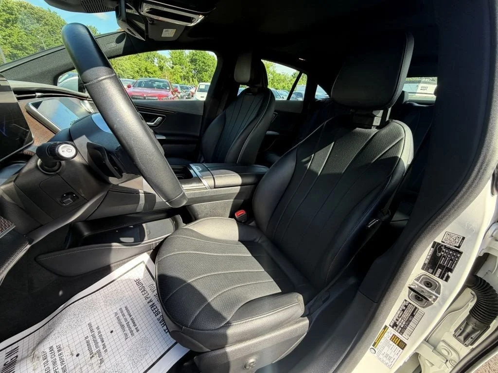 Used 2023 Polar White Mercedes-Benz EQE 350 4MATIC®+ Sedan, Exclusive w/ DIGITAL LIGHT & 20