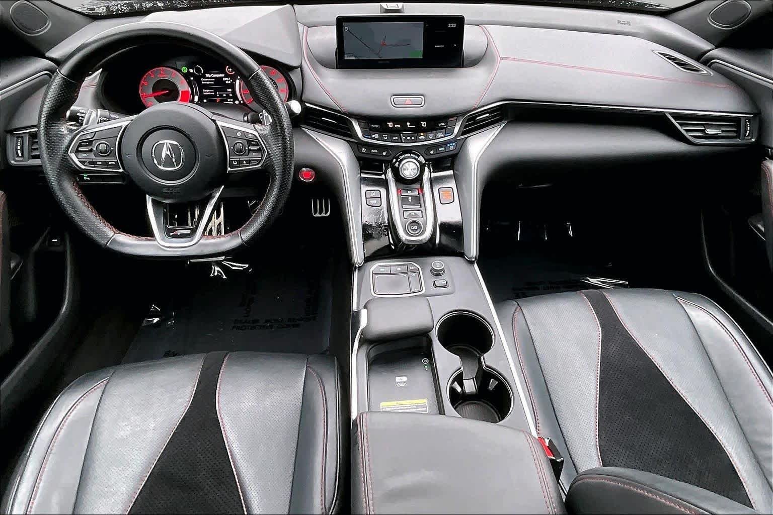 Used 2021 Majestic Black Pearl Acura w/A-Spec Package image 16