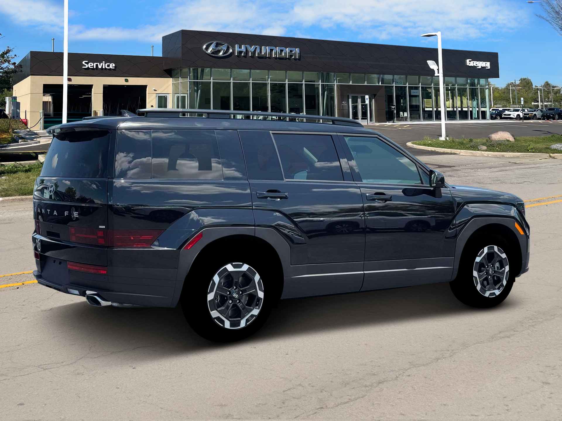 New 2026 Black Hyundai SEL AWD image 8