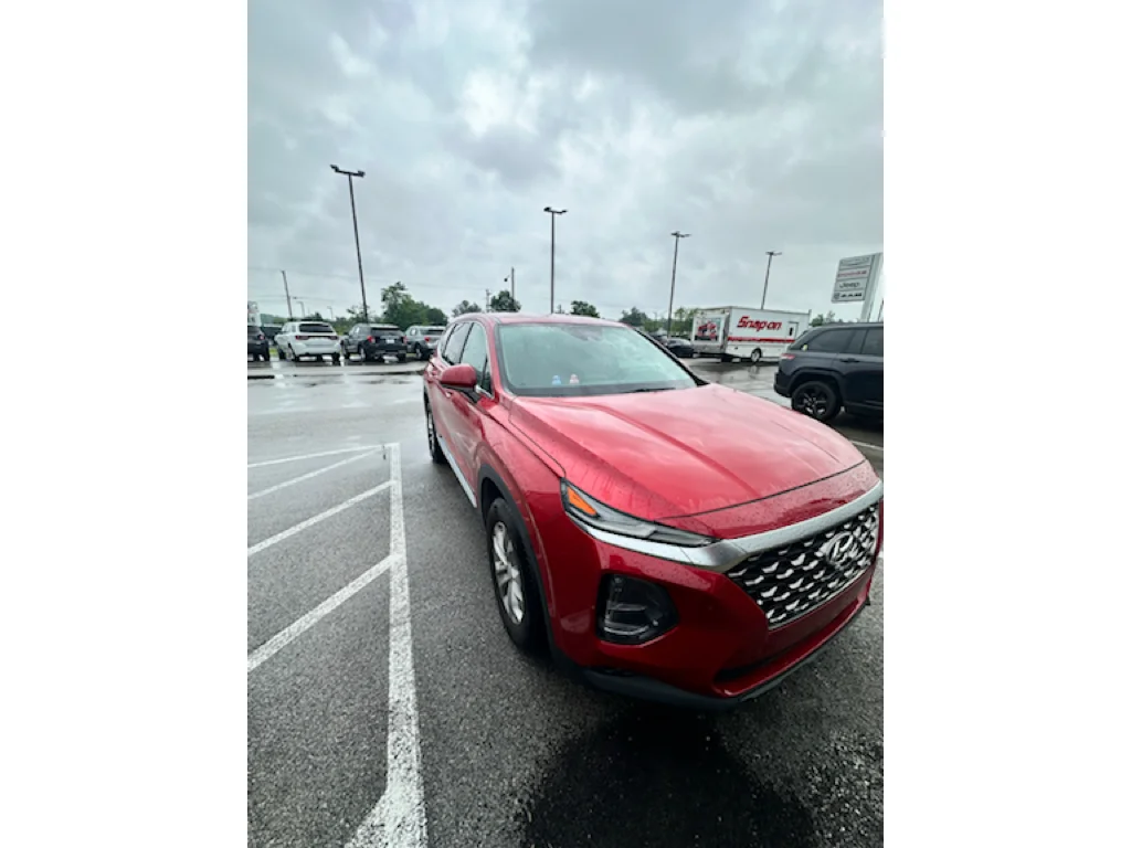 Certified Used 2019 Scarlet Red Hyundai SE image 1