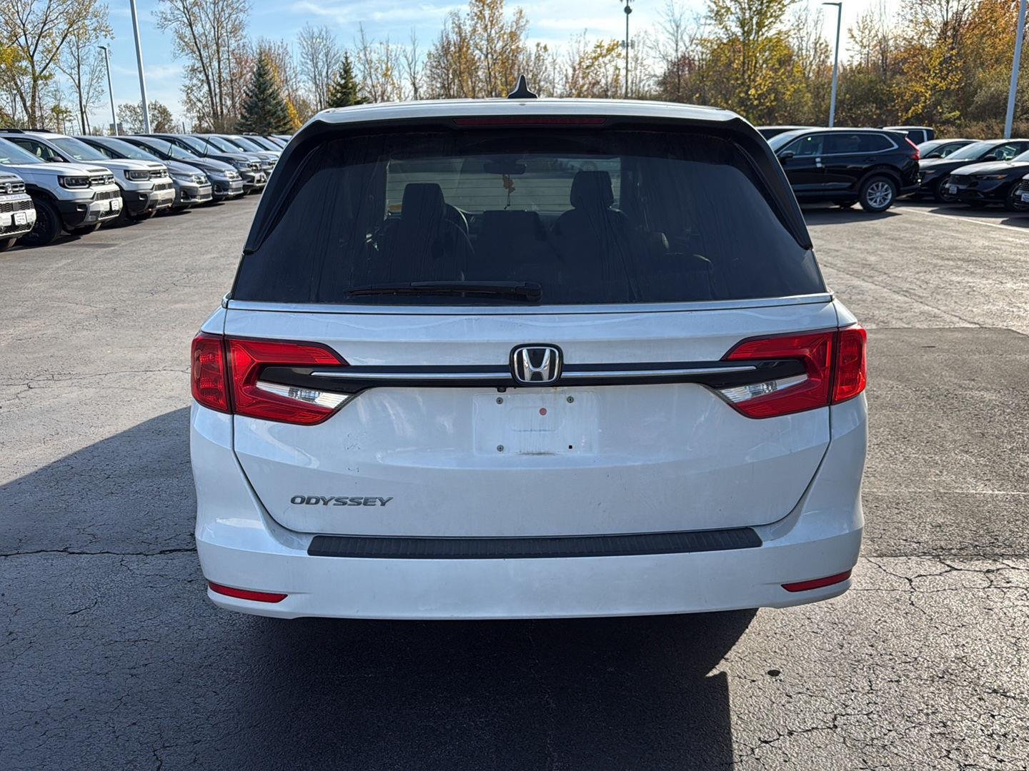Used 2021 Platinum White Pearl Honda EX-L image 7