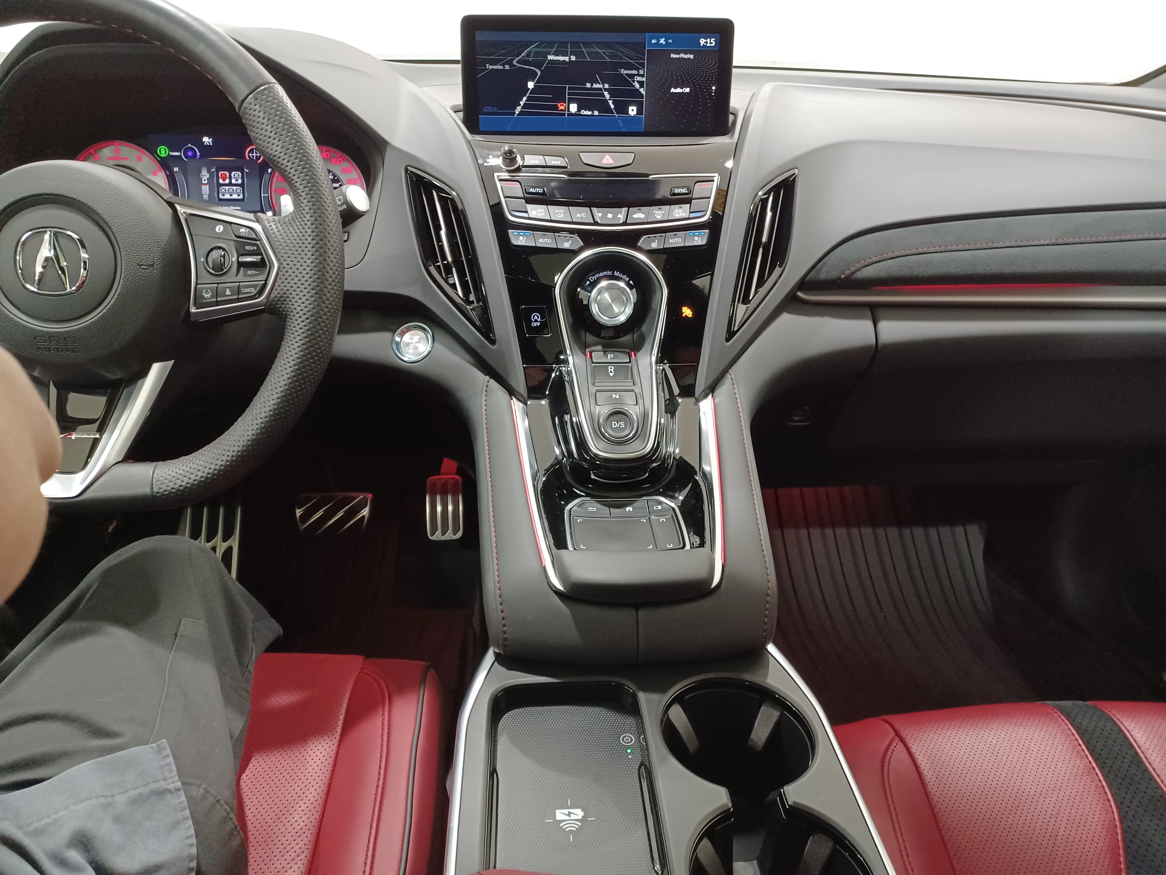 Certified Used 2025 Platinum White Pearl Acura A-Spec AWD*Adaptive Cruise | Remote Start | Cooled Leather | Pano Roof | Htd Wheel | ELS 3D Audio image 16