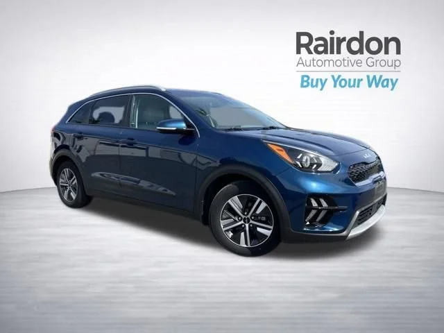 Used 2022 Deep Cerulean Kia EX Premium image 1