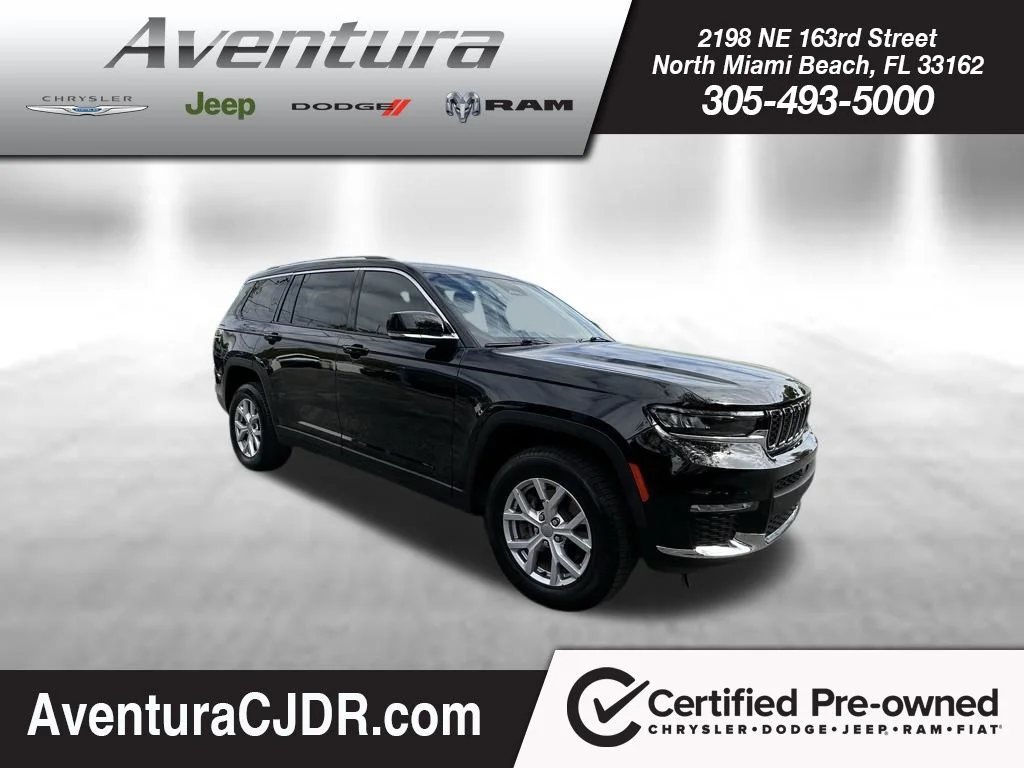 Certified Used 2021 Black Jeep Limited image 1