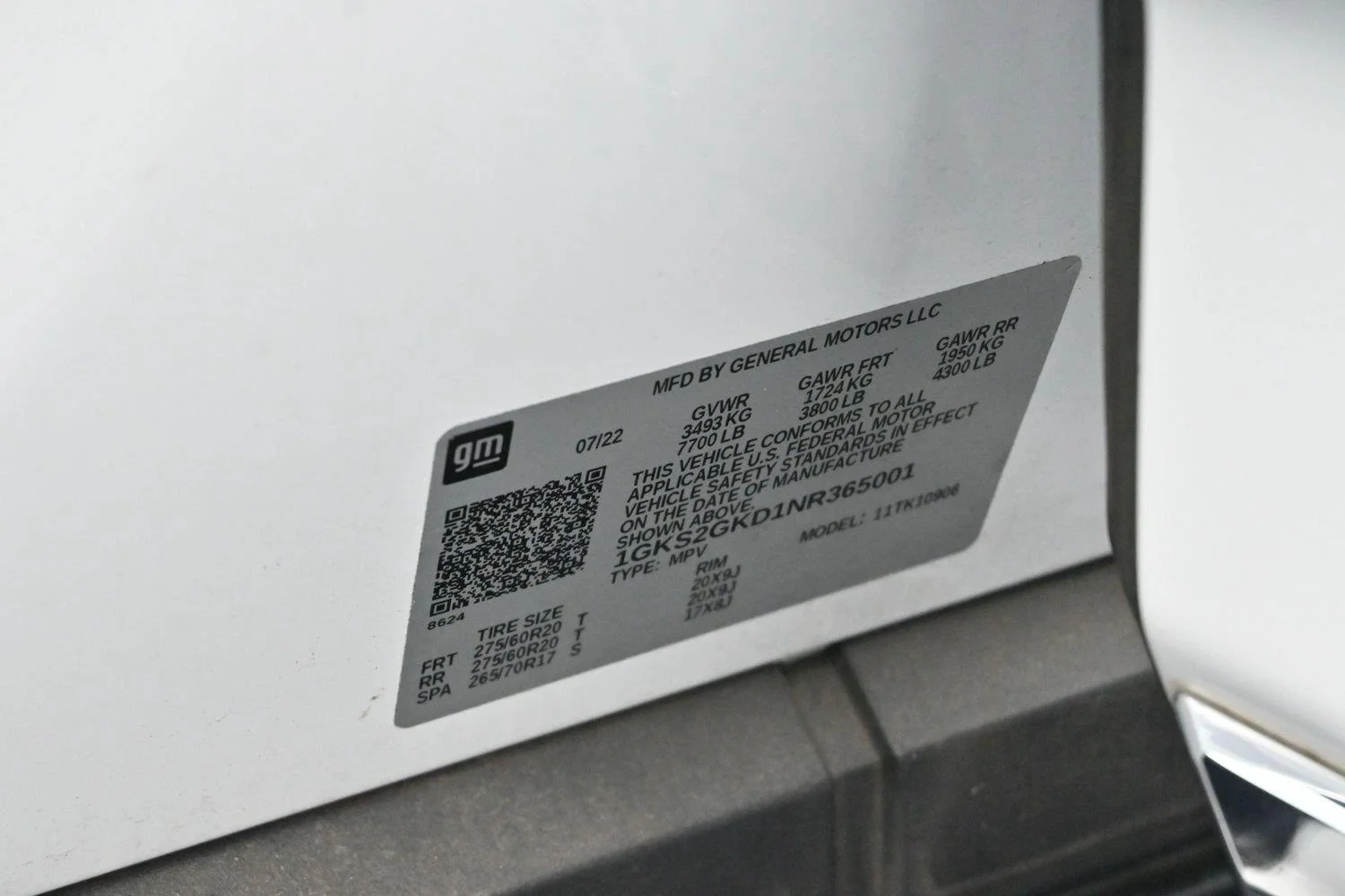 Used 2022 SUMMIT WHITE GMC SLT image 43