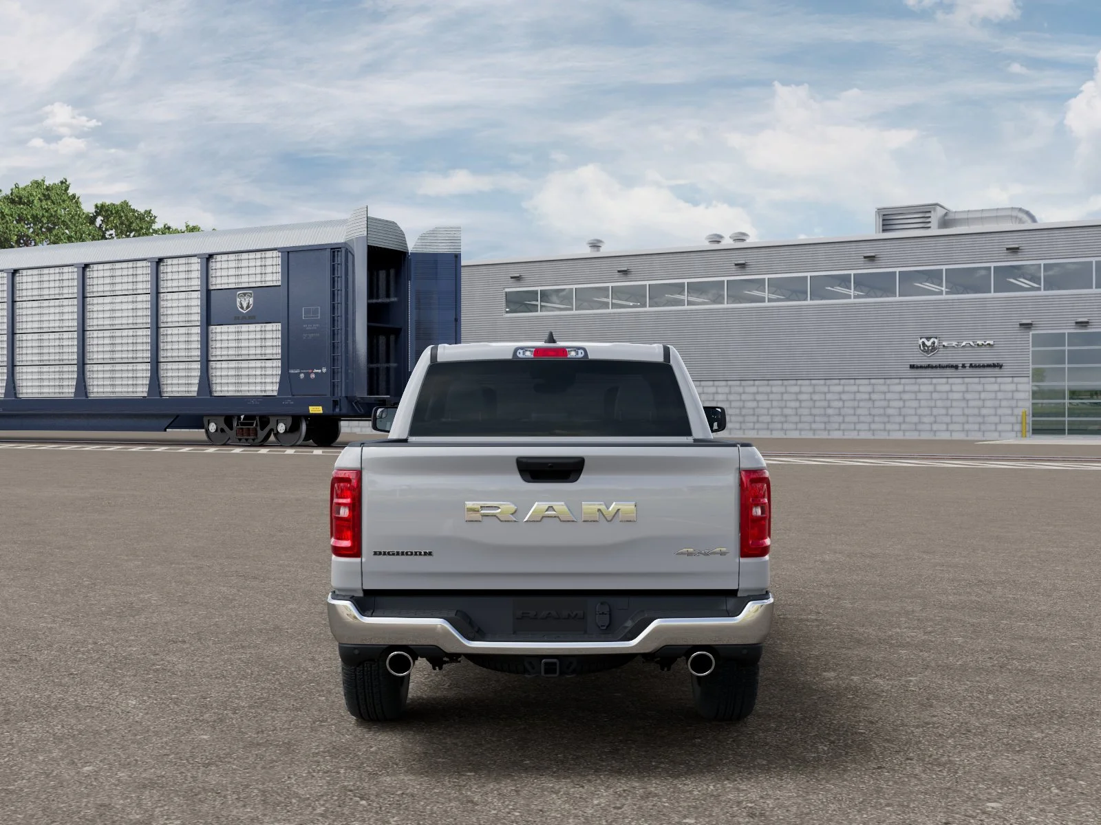 New 2026 Bright White Clear-Coat Exterior Paint RAM BIG HORN image 7