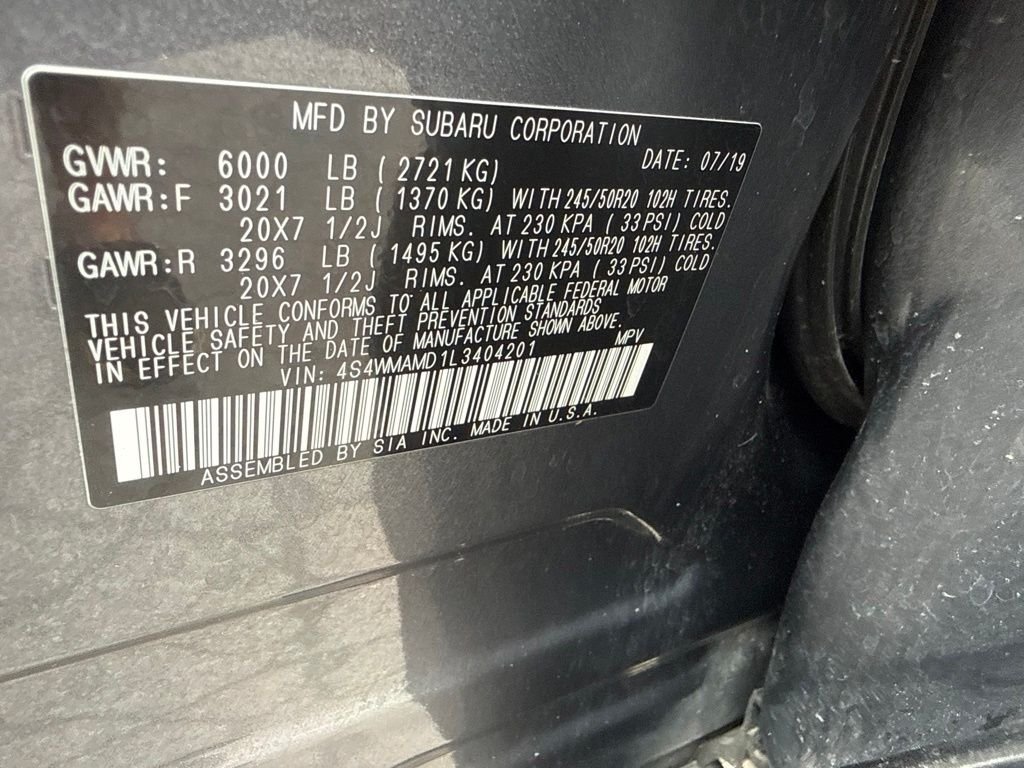 Used 2020 Gray Subaru Limited image 11