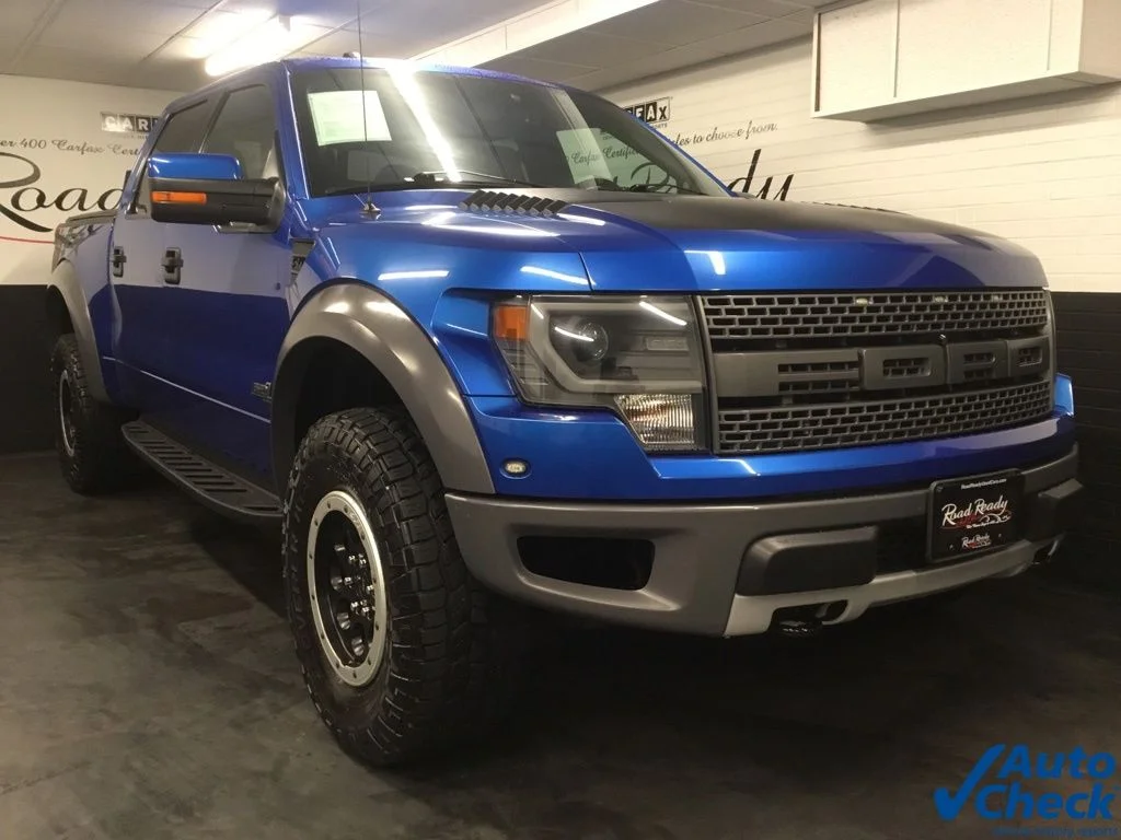 Used 2014 Blue Ford SVT Raptor image 3