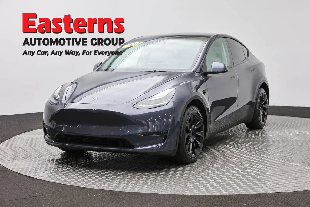 Used 2021 Gray Tesla Long Range image 1