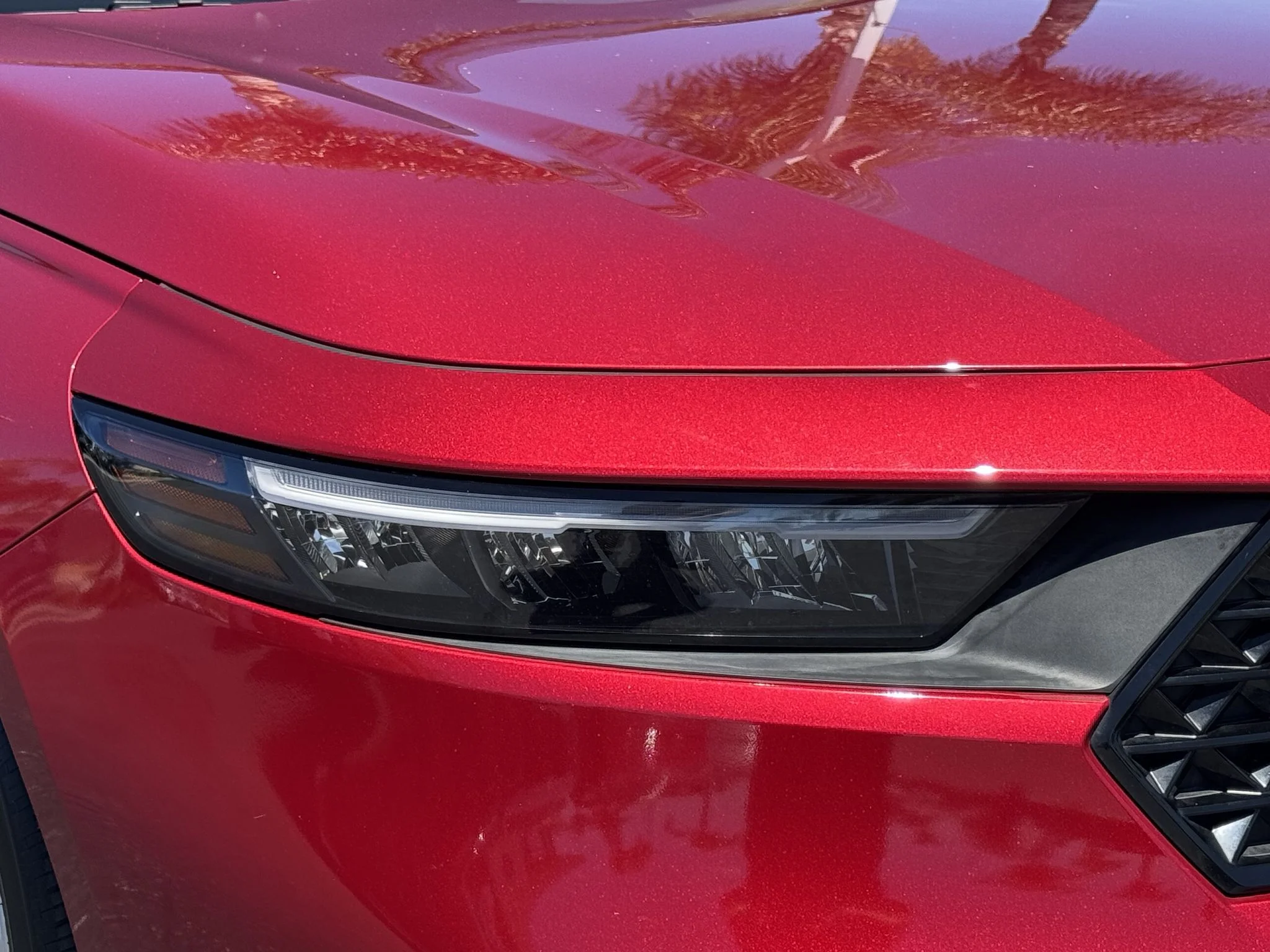 Used 2023 Radiant Red Metallic Honda LX image 3
