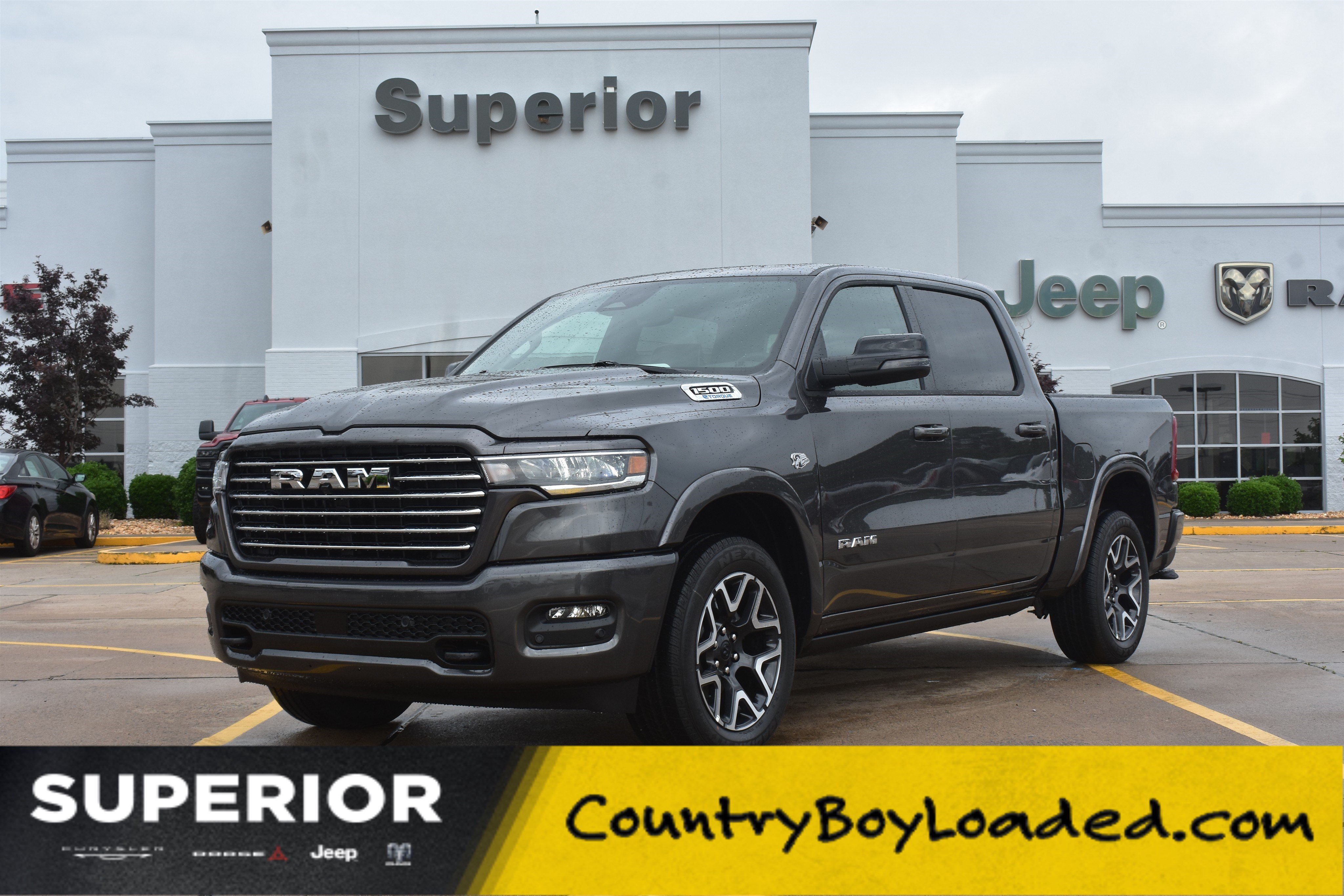 New 2026 Granite Crystal Metallic Clear-Coat Exterior Paint RAM Laramie image 1