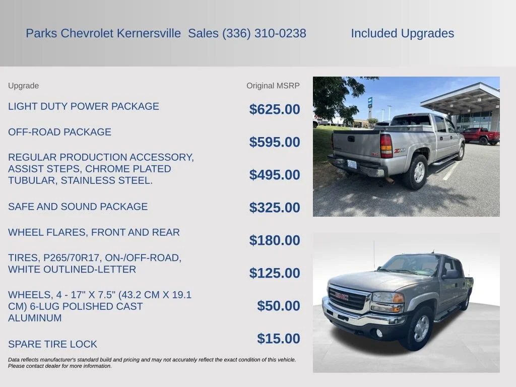 Used 2005 Silver Birch Metallic GMC SLT image 4