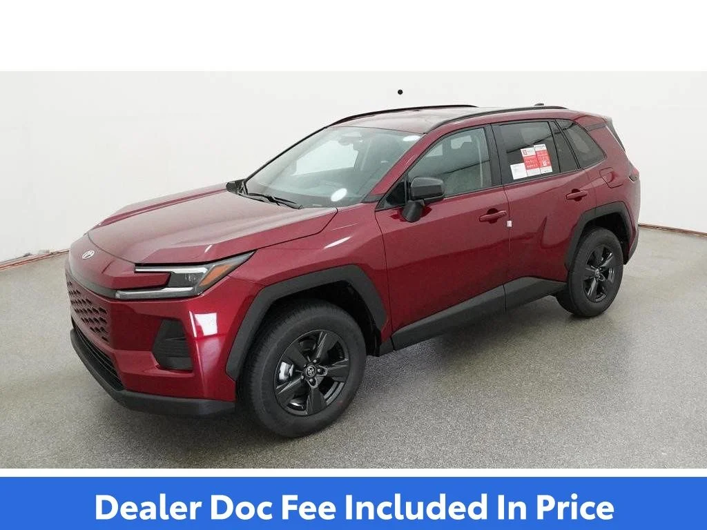 New 2026 Red Toyota LE image 1