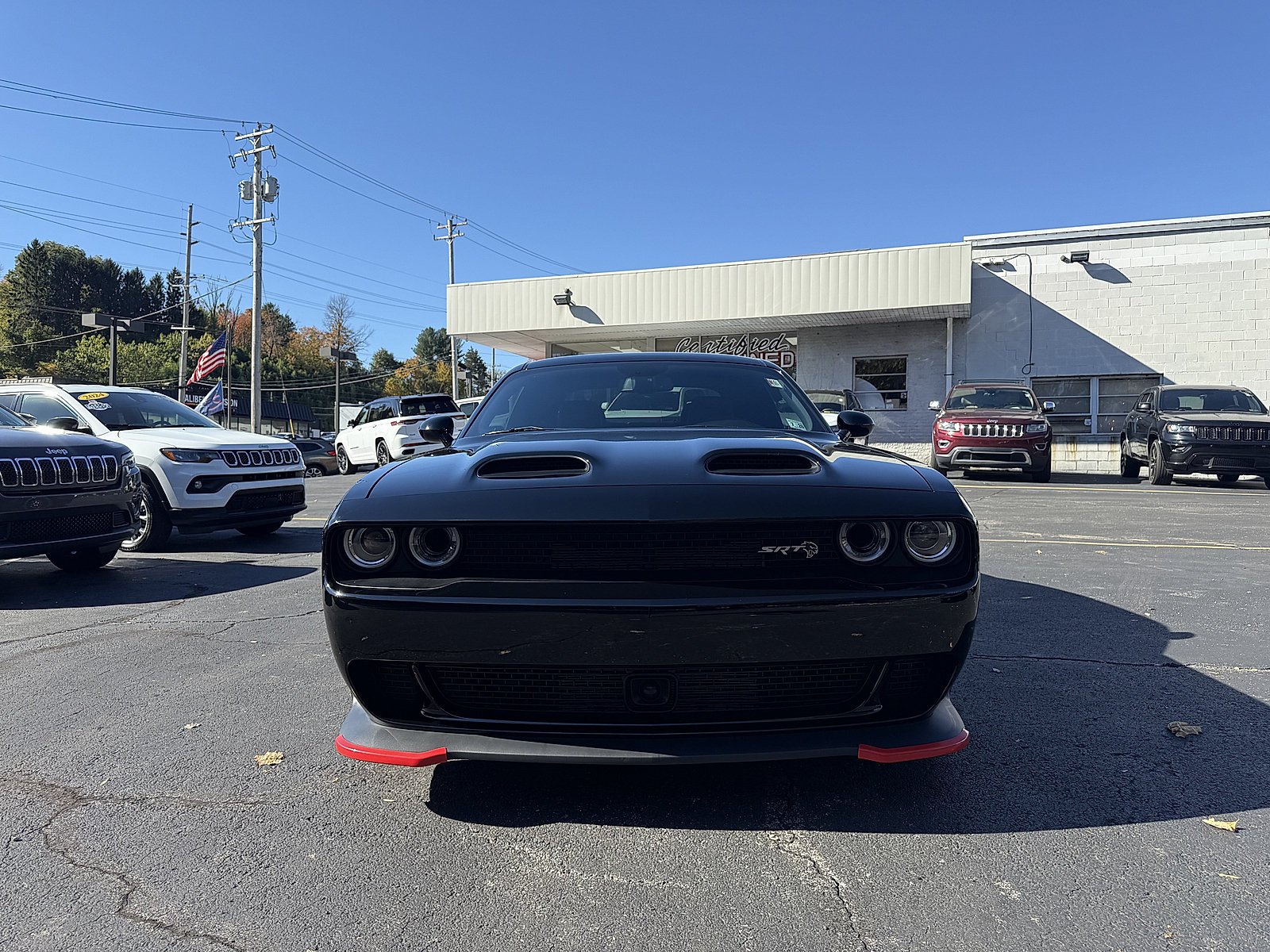 Used 2023 Pitch Black Clearcoat Dodge SRT Hellcat Jailbreak image 2