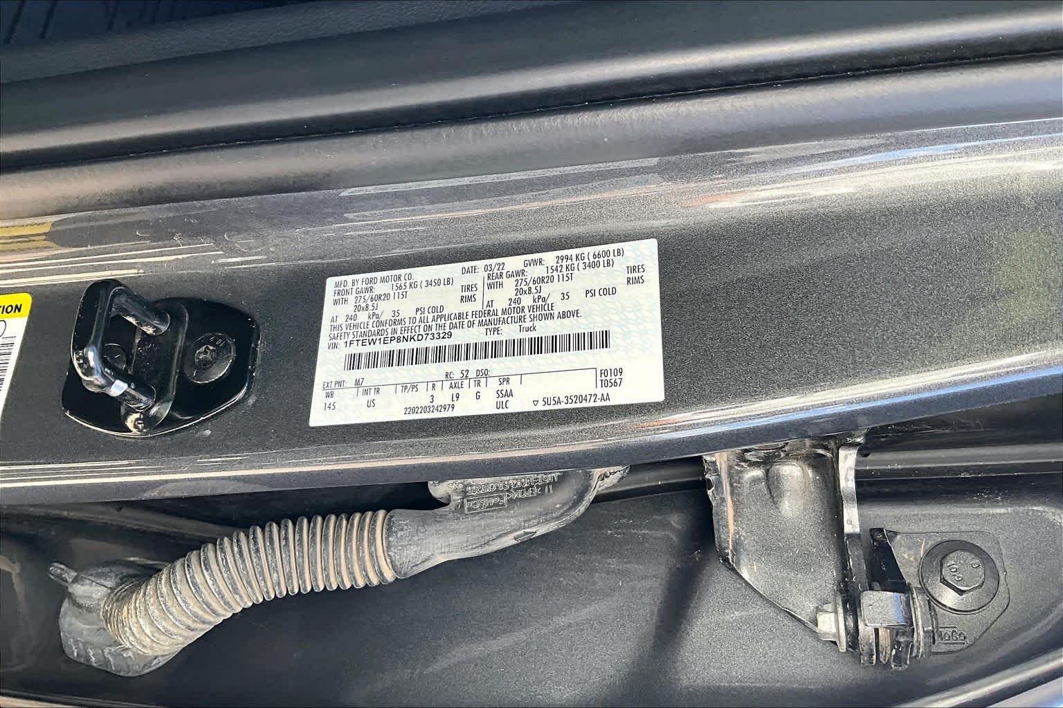 Used 2022 Carbonized Gray Ford XLT image 33