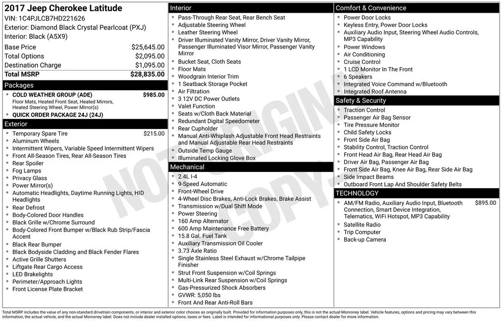 Used 2017 Black Jeep Latitude image 2