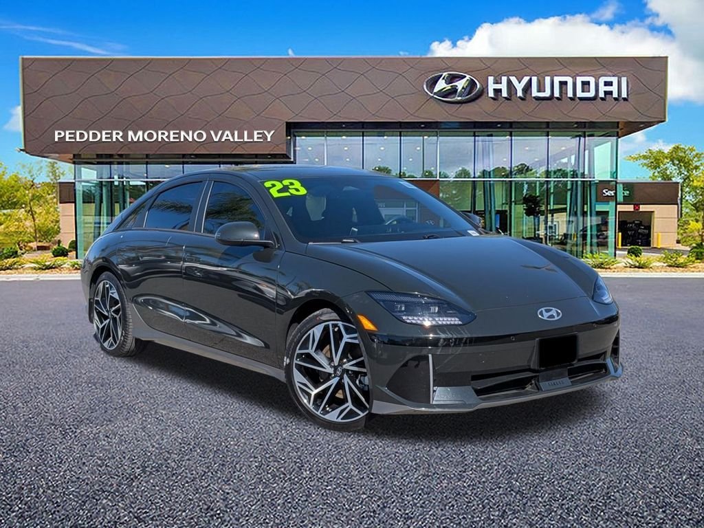 Certified 2023 Hyundai IONIQ 6 SEL with VIN KMHM34AA4PA033610 for sale in Moreno Valley, CA