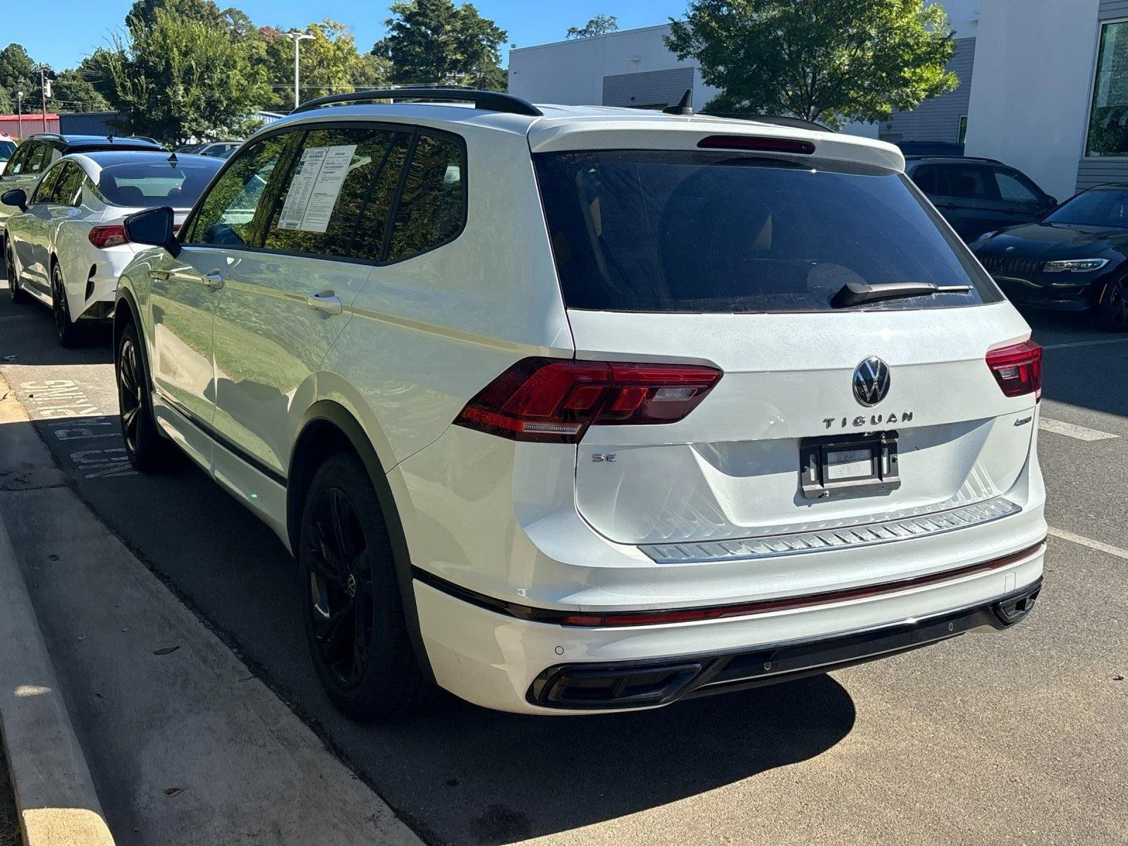 Certified Used 2024 Opal White Pearl Volkswagen SE R-Line Black image 3