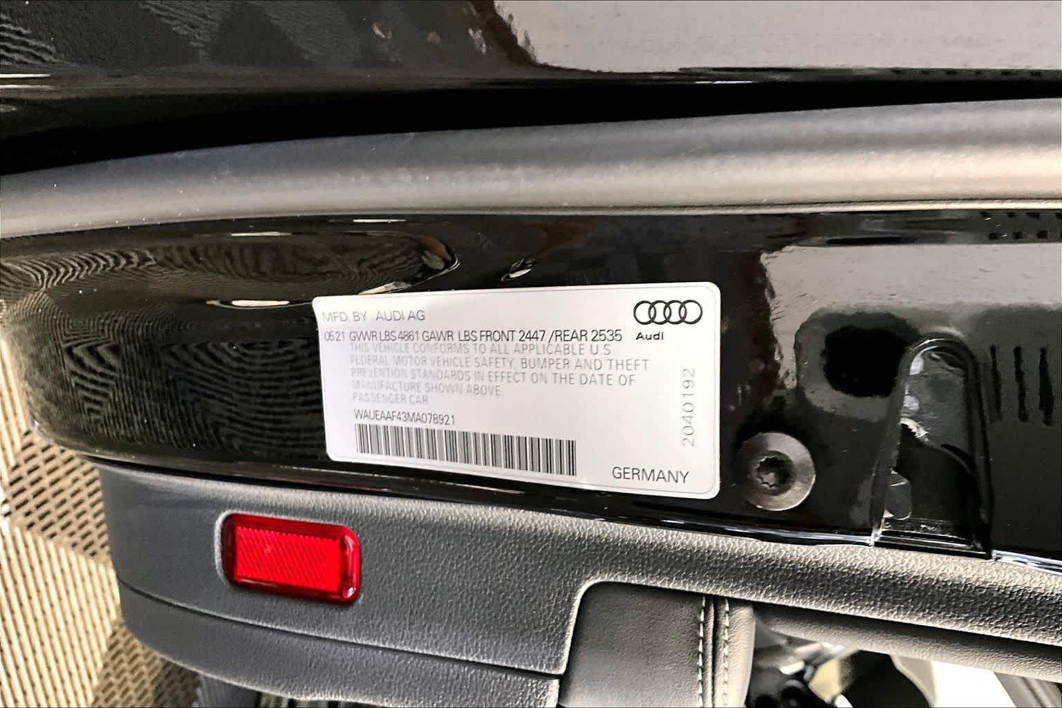 Used 2021 Mythos Black Metallic Audi S line Premium Plus image 34