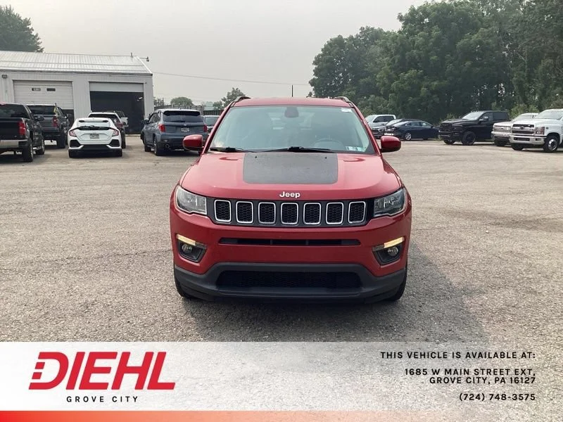 Used 2020 Jeep Compass Latitude with VIN 3C4NJDBB3LT101775 for sale in Grove City, PA