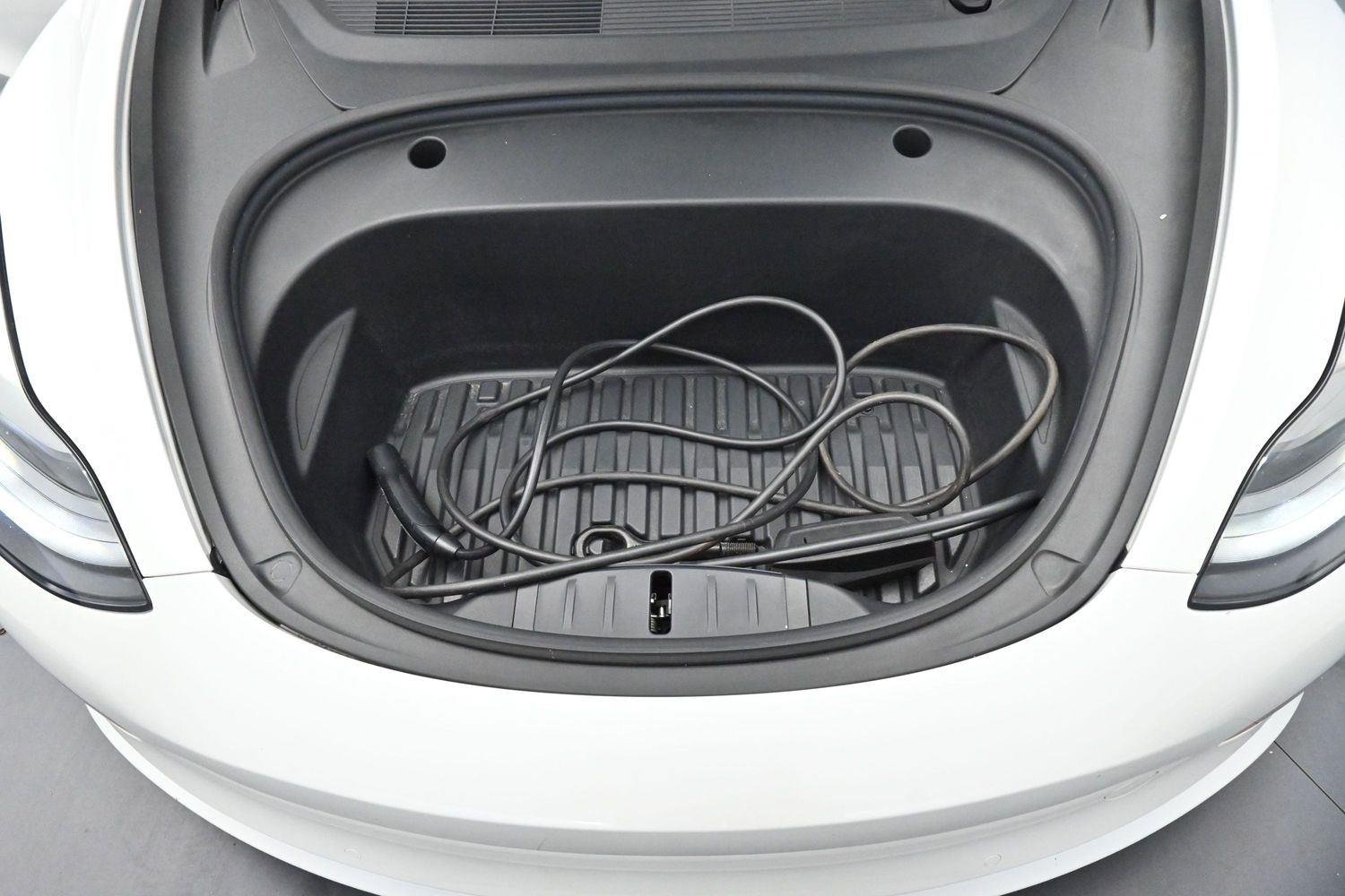 Used 2021 Pearl White Multi-Coat Tesla Standard Range Plus image 34