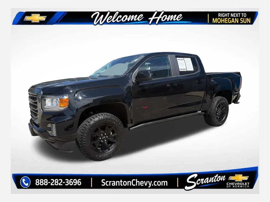 Certified Used 2022 ONYX BLACK GMC 4WD AT4 w/Cloth image 1