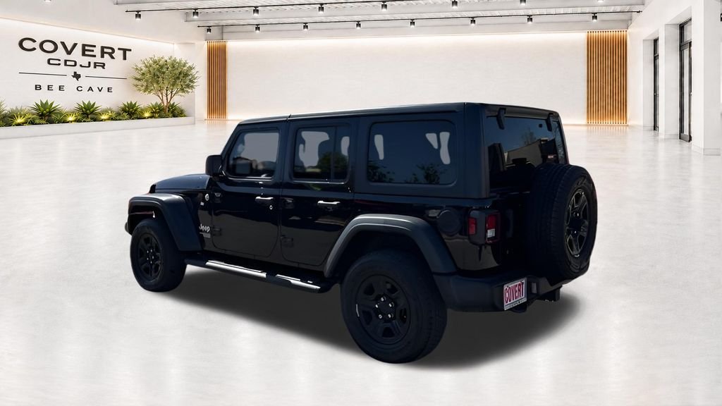 Used 2021 Black Jeep Unlimited Sport image 7