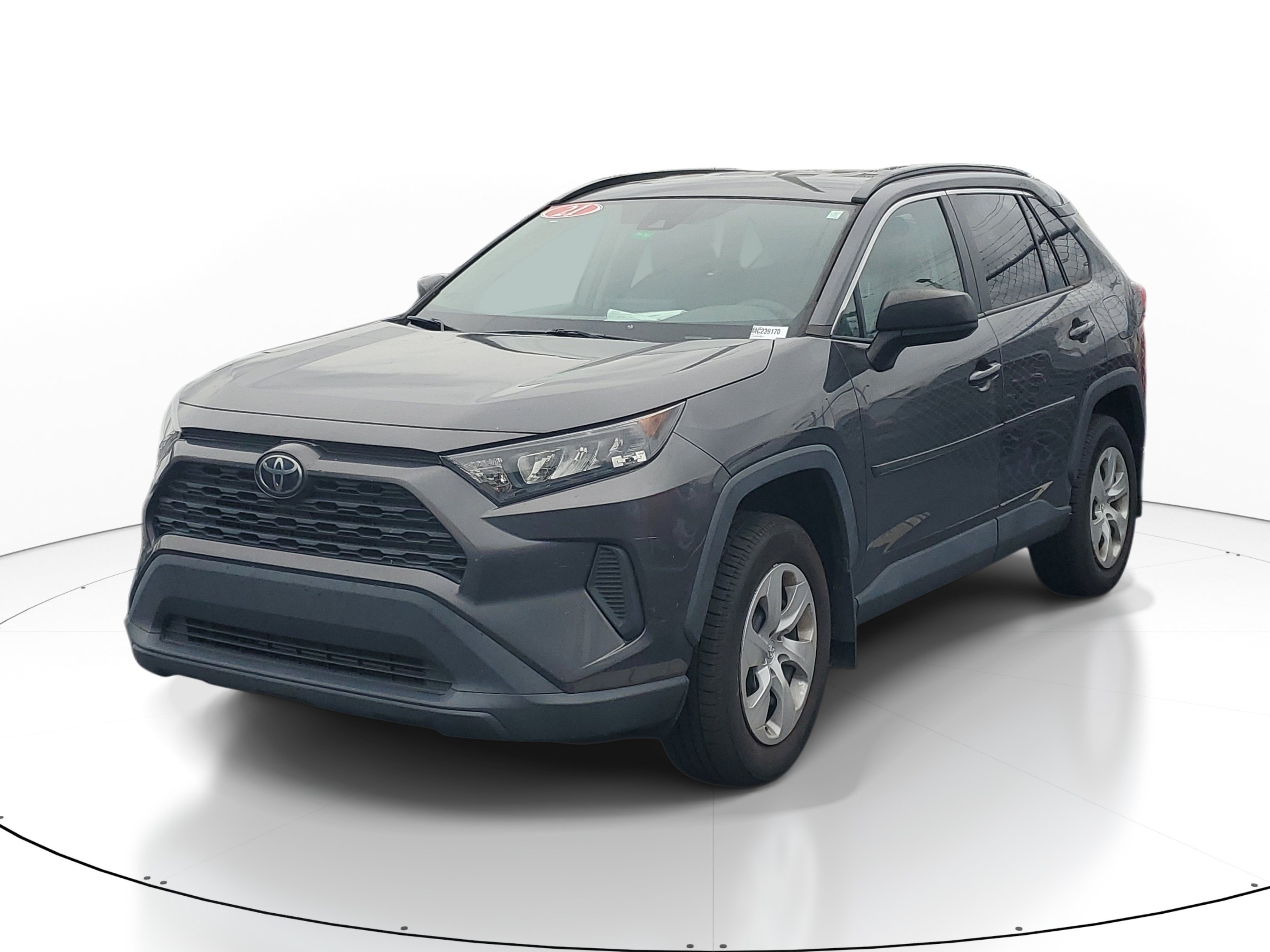 Used 2021 Magnetic Gray Metallic Toyota LE image 8