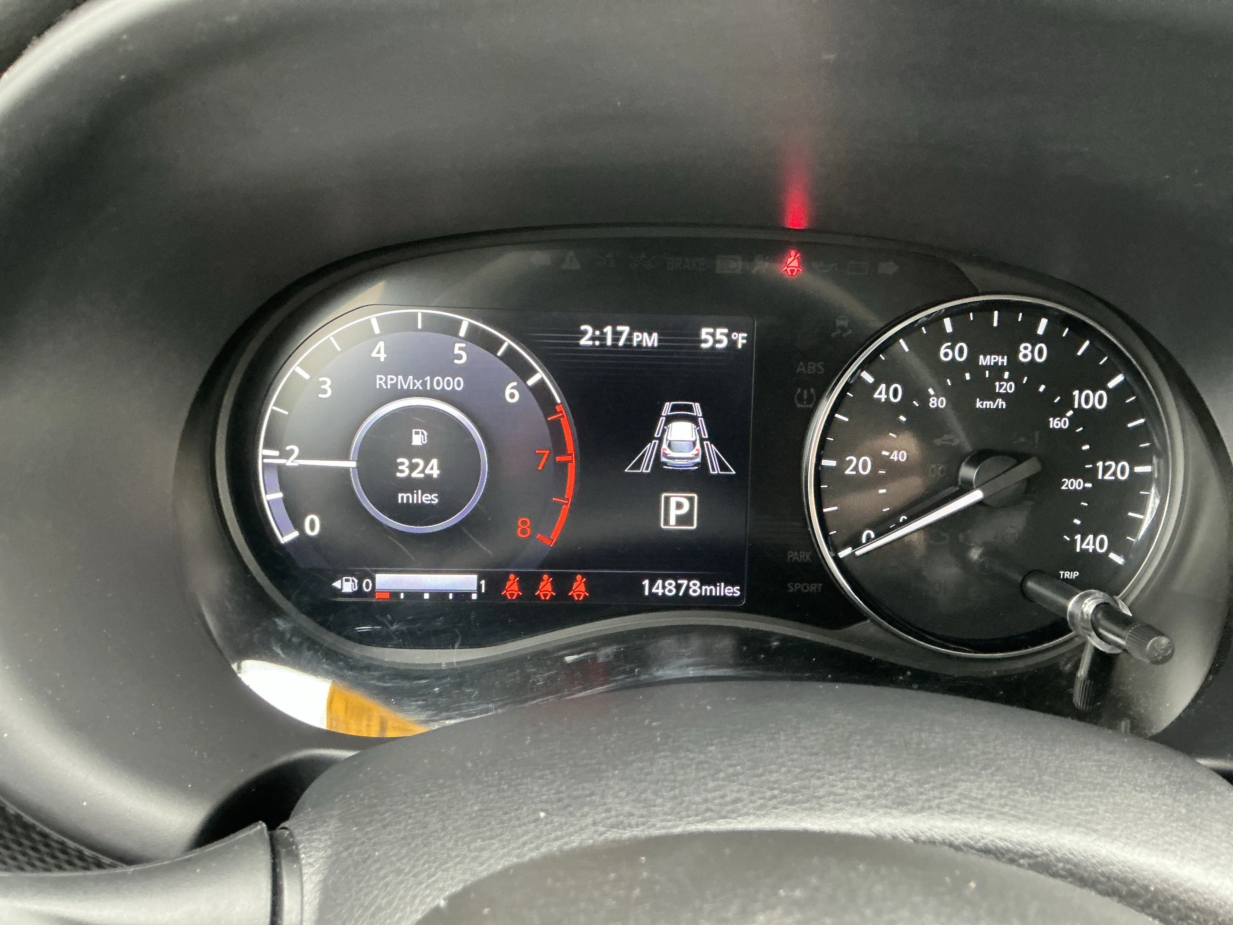 Used 2024 Monarch Orange Metallic/Super Black Nissan SV image 15