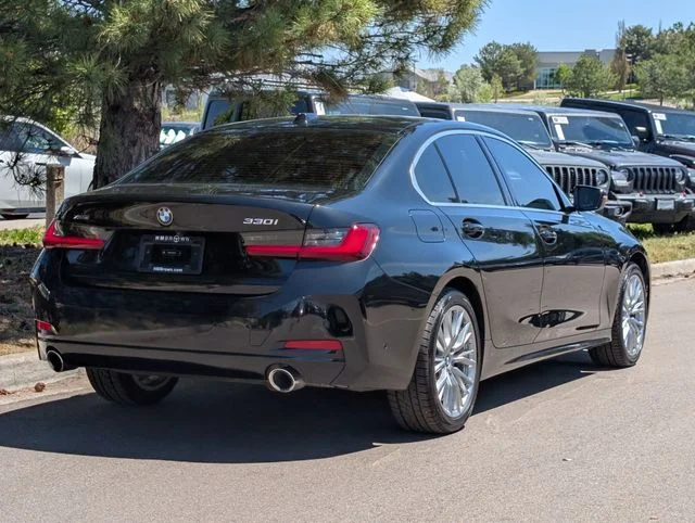 Used 2023 Black Sapphire Metallic BMW 330i xDrive image 3