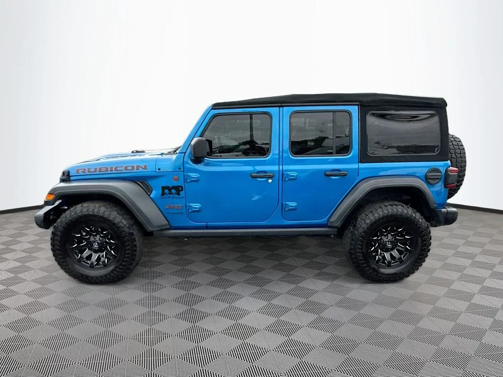 Used 2022 Blue Jeep Unlimited Rubicon image 9