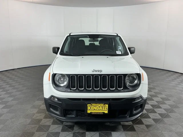 Used 2018 Alpine White Jeep Sport image 2