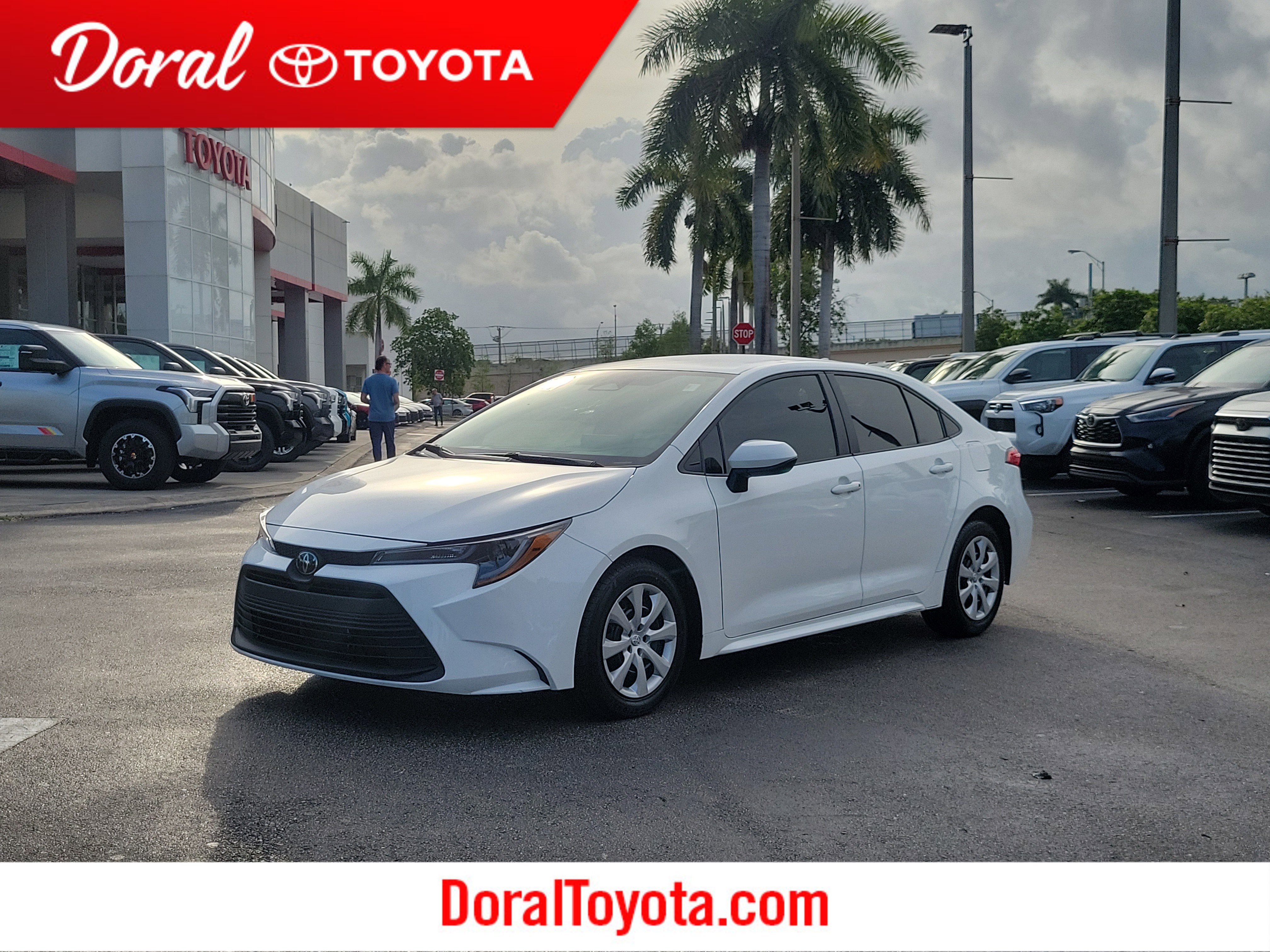 Used 2024 Ice Toyota LE image 1