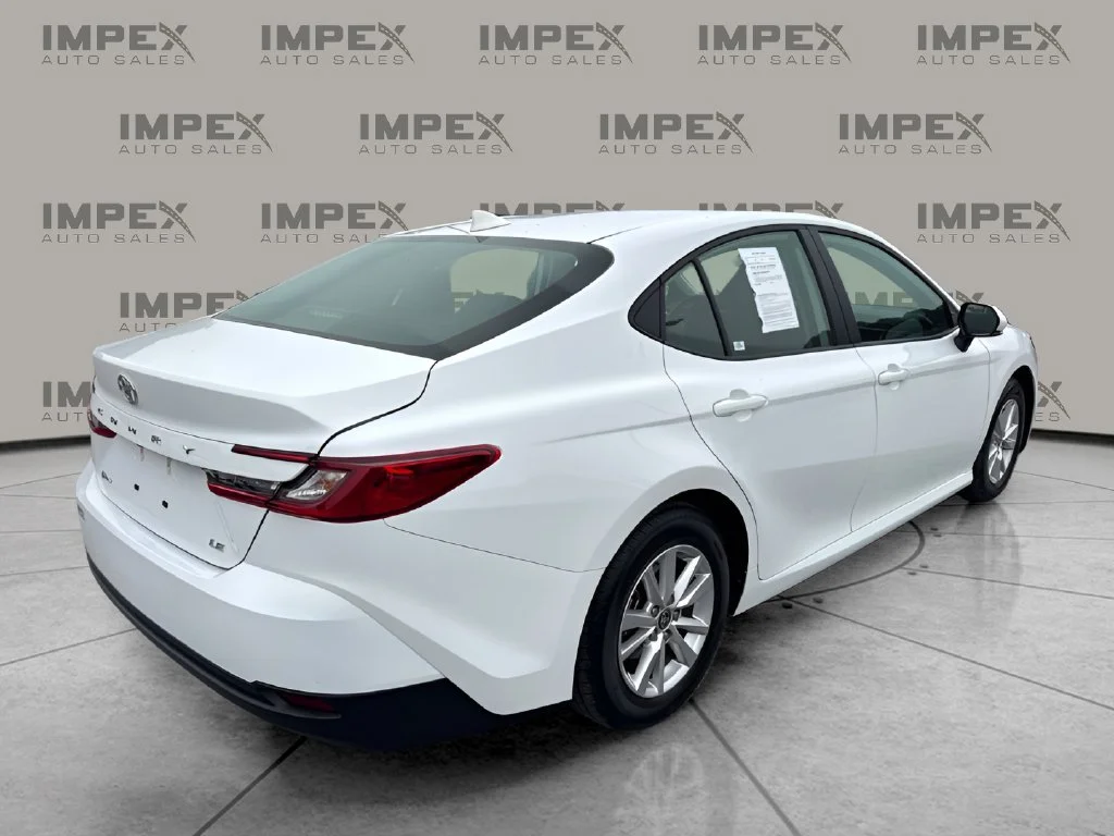 Used 2025 White Toyota LE image 5