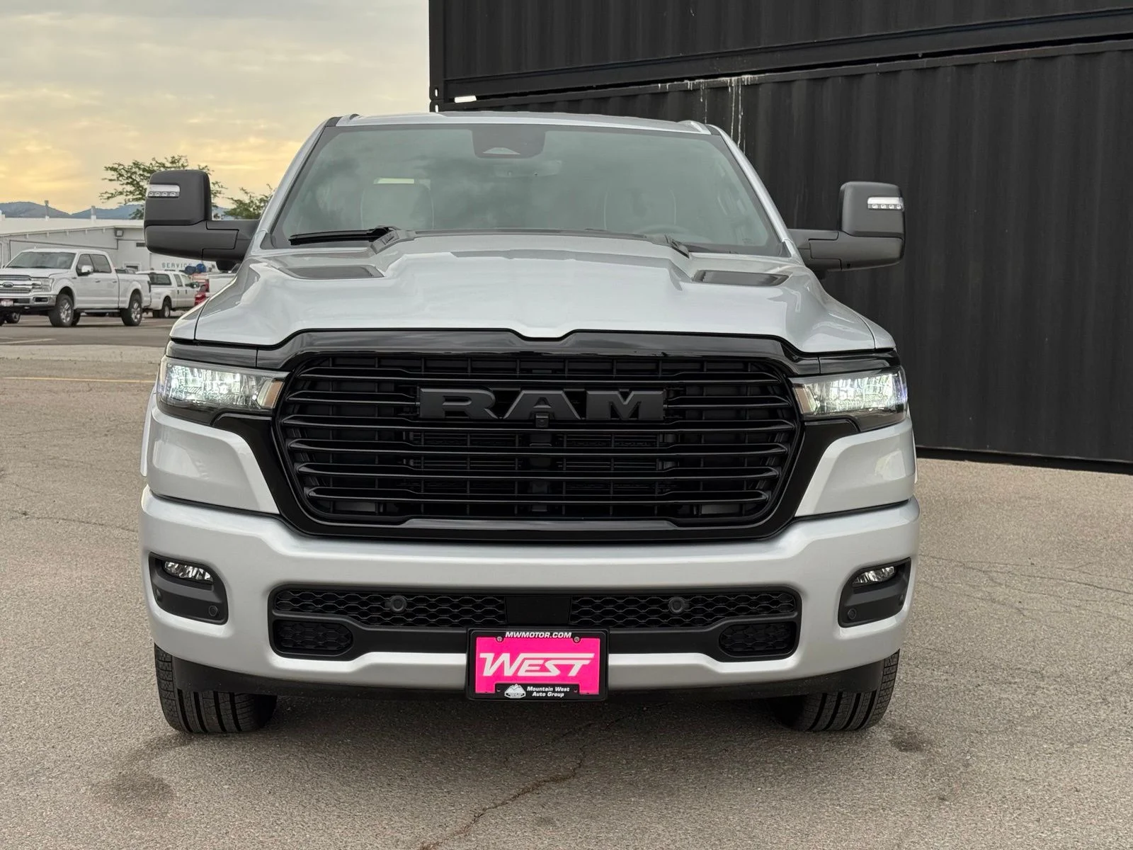 New 2026 Silver Zynith Exterior Paint RAM Laramie image 2