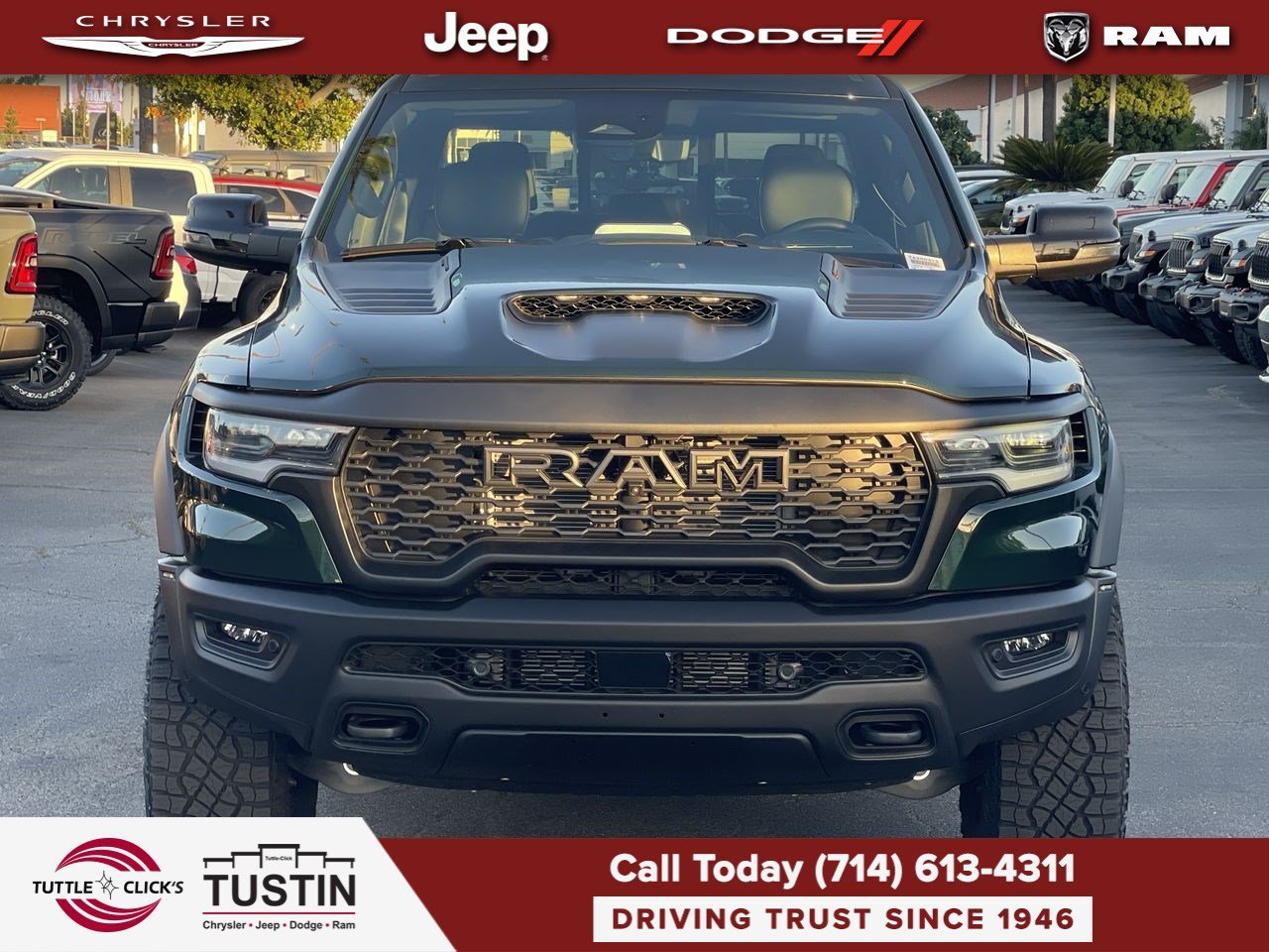 New 2026 Serrano-Green Metallic Exterior Paint RAM RHO image 2
