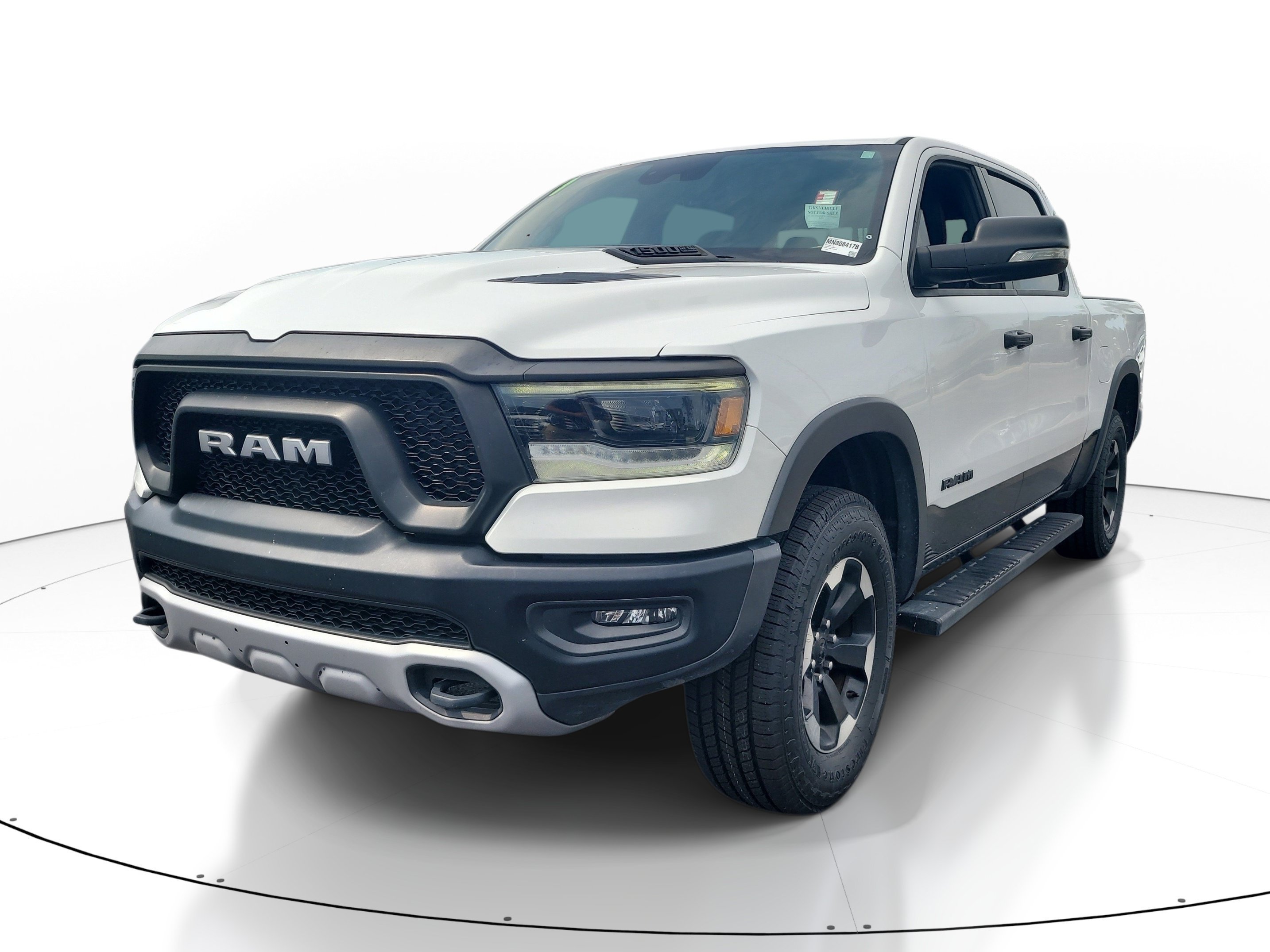 Used 2021 Bright White Clearcoat Ram Rebel image 3