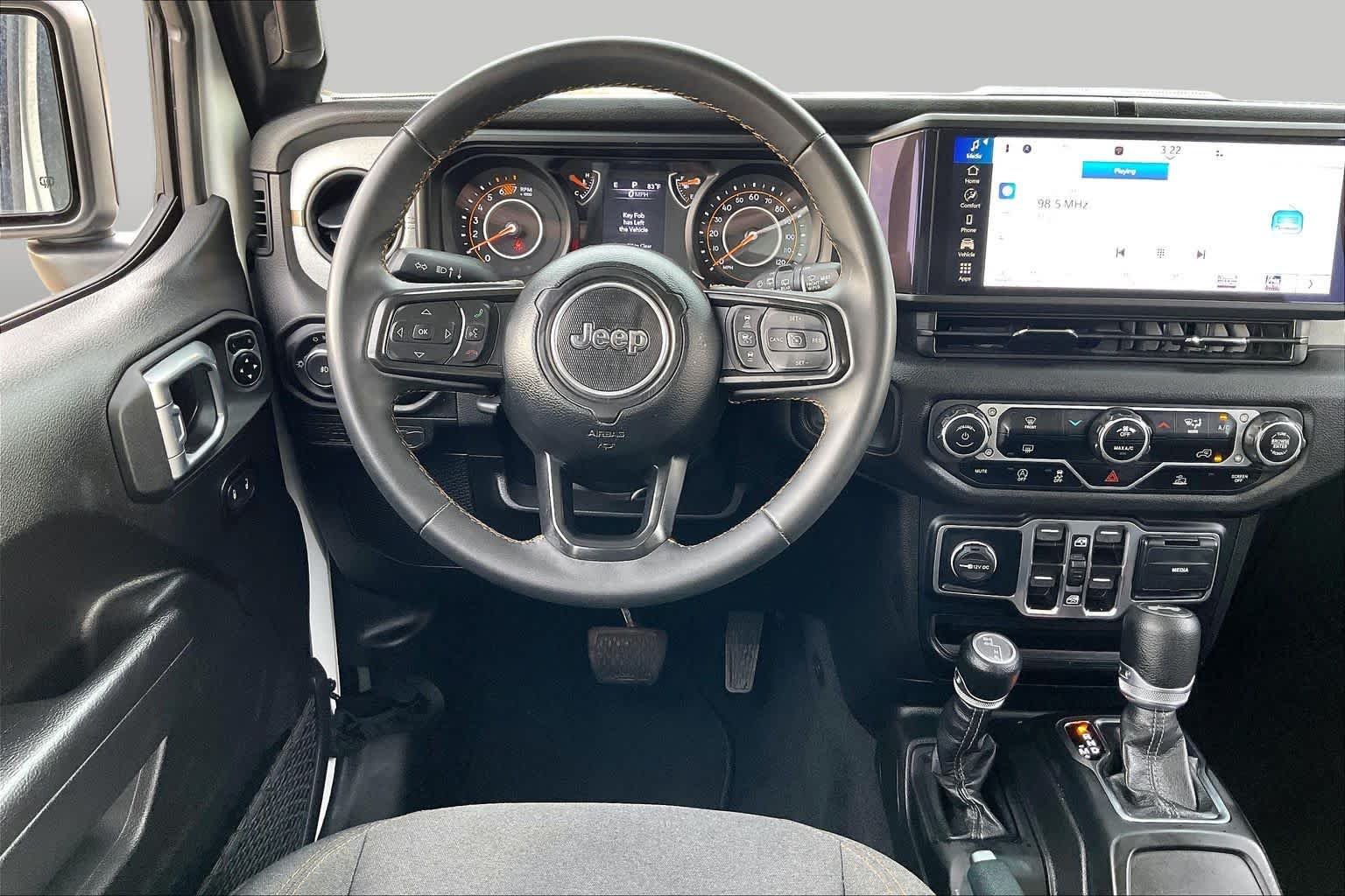 Used 2024 Bright White Clearcoat Jeep Sport S image 5