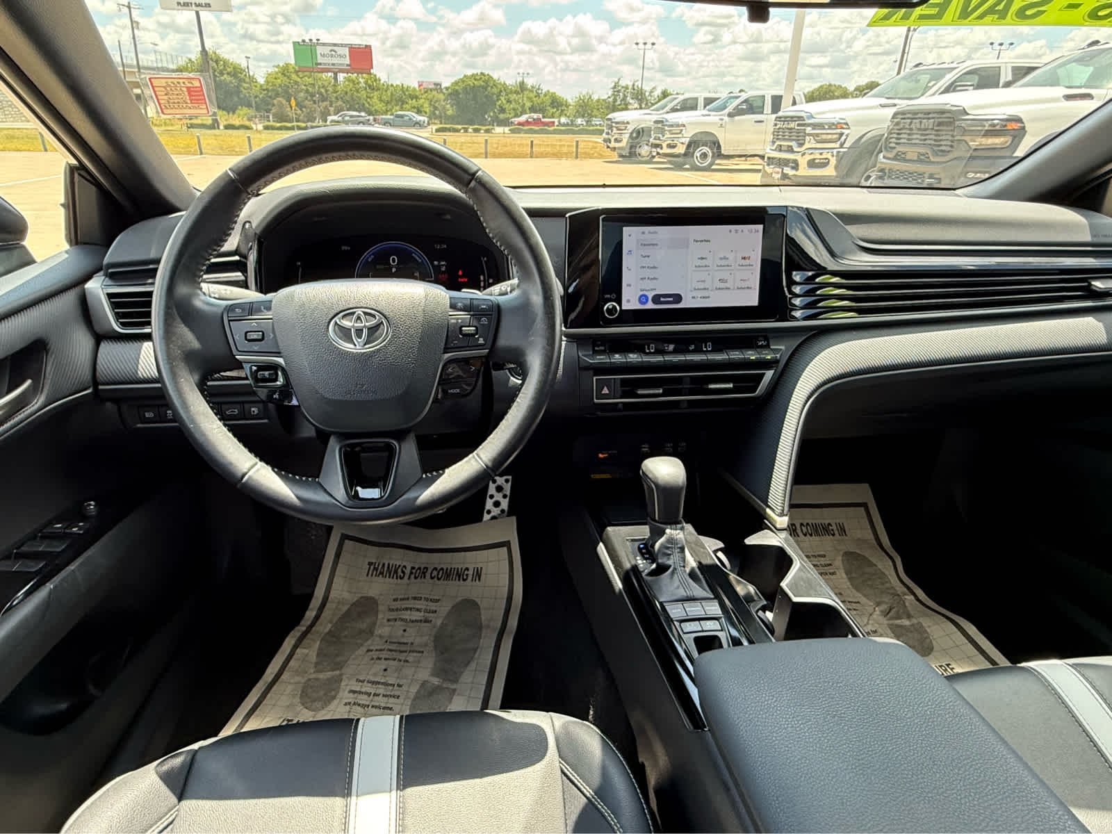 Used 2025 Midnight Black Metallic Toyota XSE image 13