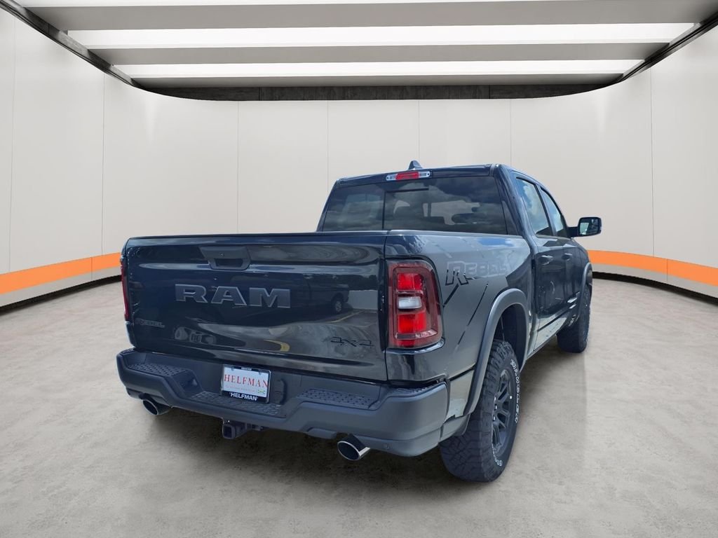 New 2026 Diamond Black Crystal Pearl-Coat Exterior Paint RAM Rebel image 6