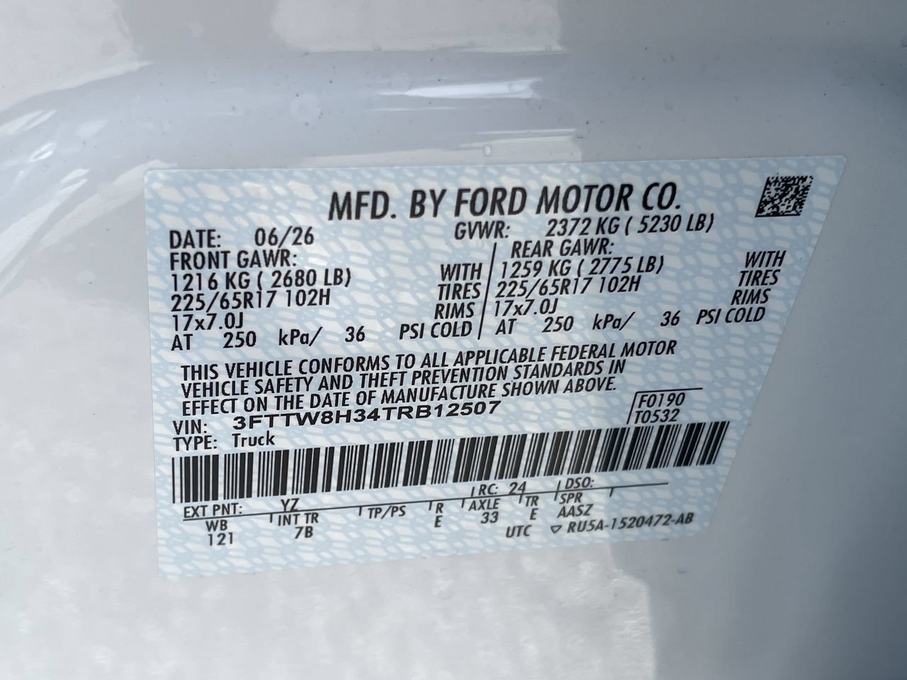 New 2026 Oxford White Ford XLT image 31