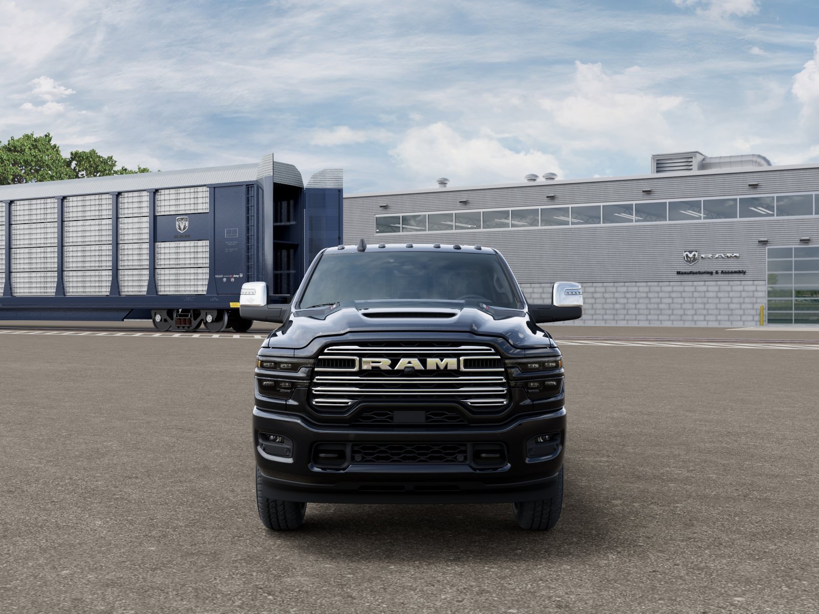 New 2026 Diamond Black Crystal Pearl-Coat Exterior Paint RAM LARAMIE image 6