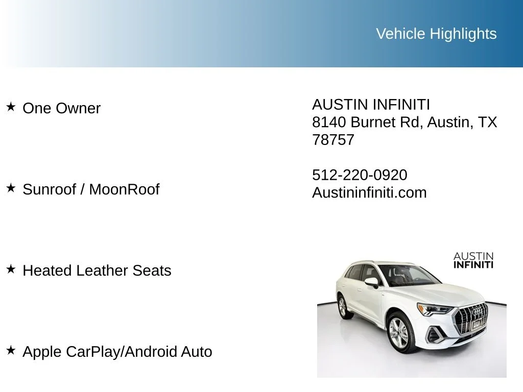 Used 2022 White Audi Premium Plus image 10