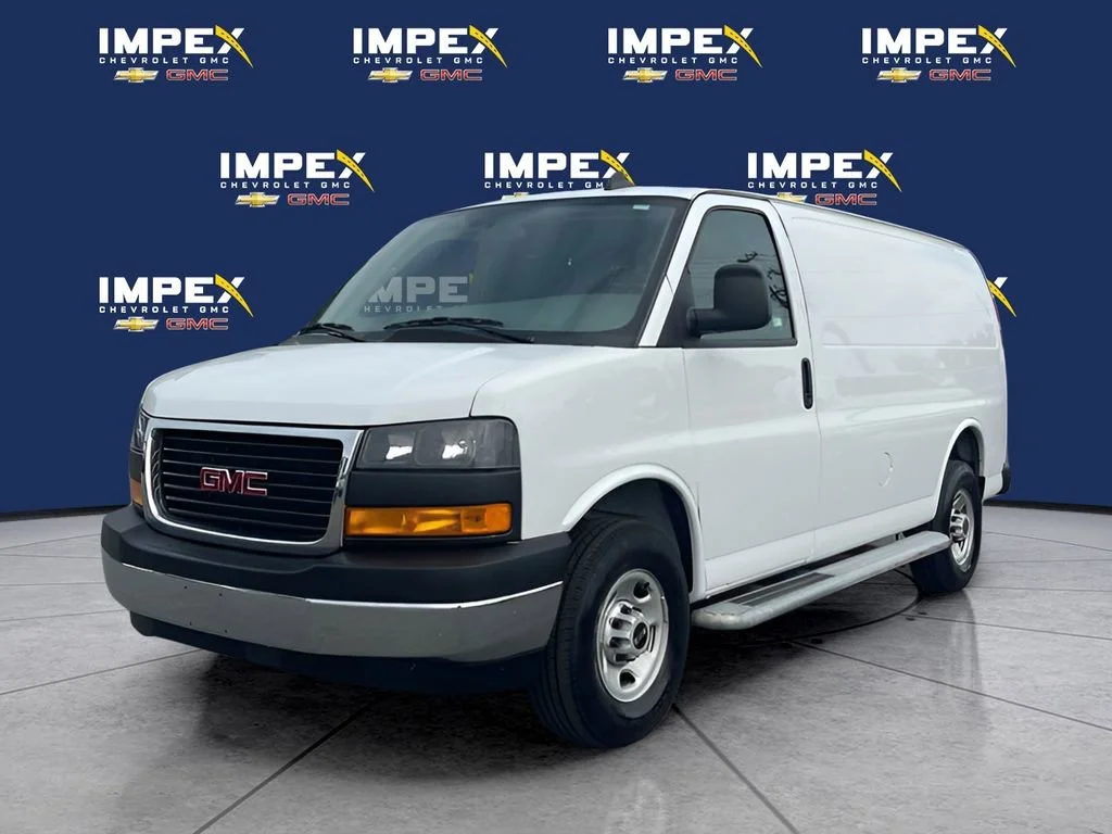 Summit White 2023 GMC Savana Cargo 2500 RWD Van Rear-Wheel Drive