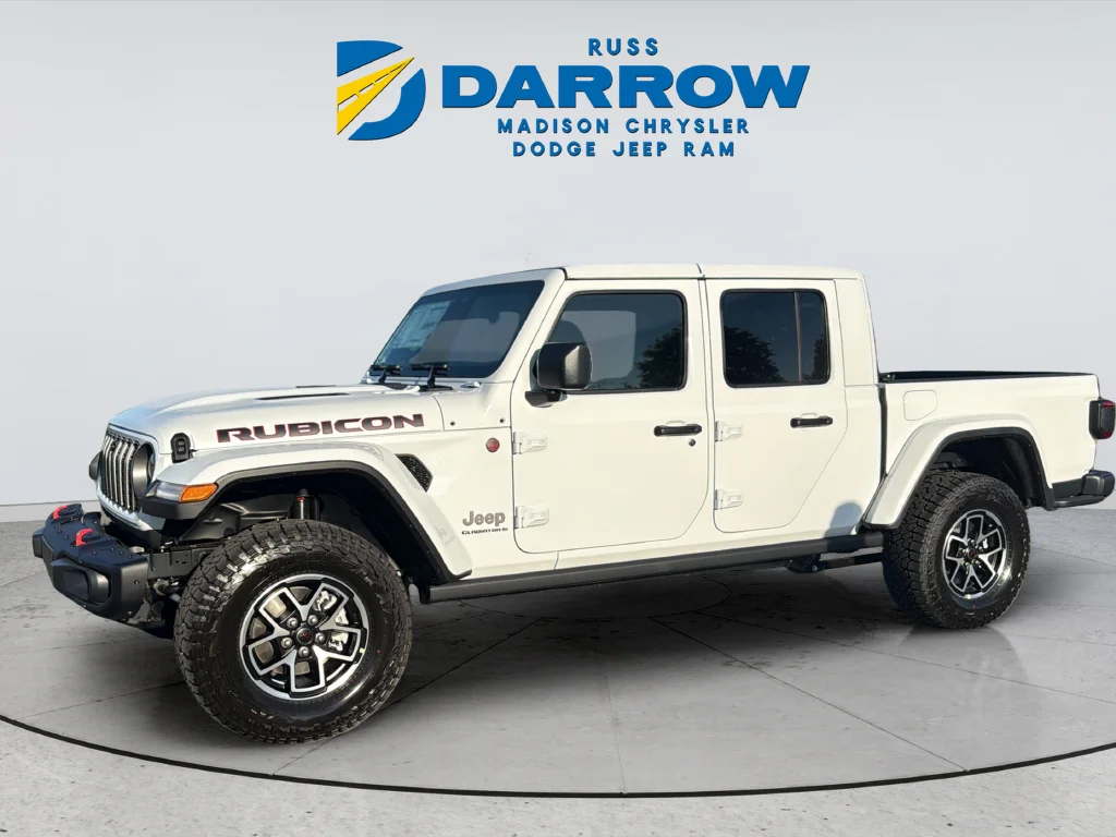 New 2026 Bright White Clear-Coat Exterior Paint Jeep Rubicon X image 1