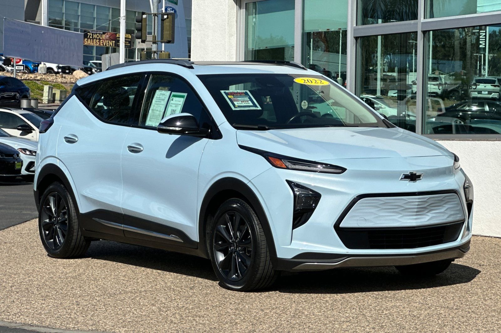 Used 2022 Chevrolet Bolt EUV Premier with VIN 1G1FZ6S00N4104593 for sale in Escondido, CA