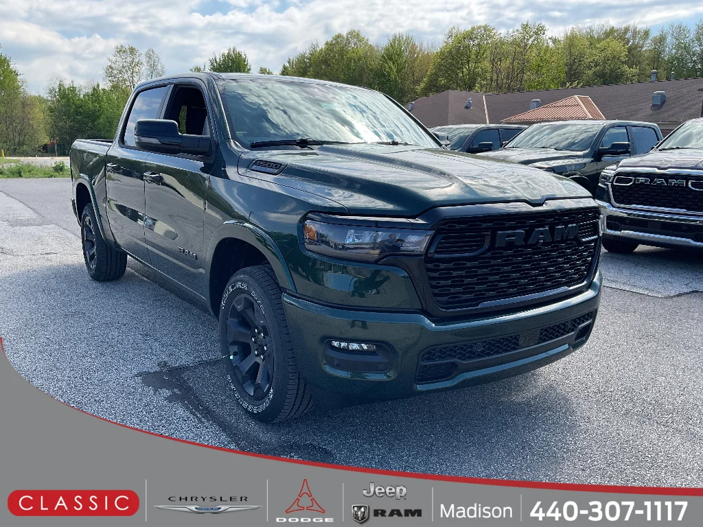 New 2026 Serrano Green Metallic RAM Big Horn Crew Cab 4x4 5