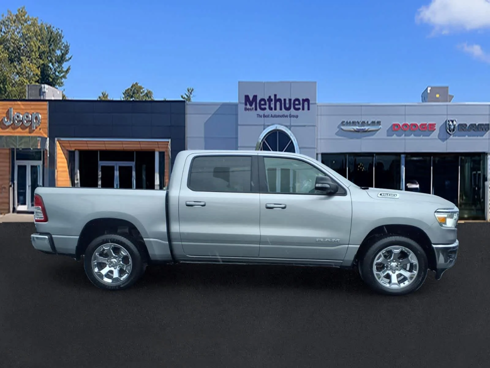 Used 2022 Billet Silver Metallic Clearcoat Ram Big Horn image 2